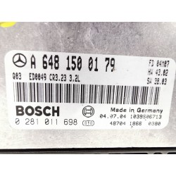 Recambio de centralita motor uce para mercedes-benz clase e (w211) e 320 cdi (211.026) referencia OEM IAM A6481500179 0281011698