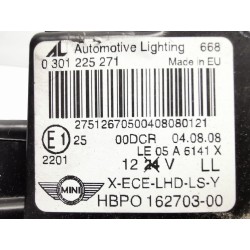Left headlight Mini Mini (R56) | Becerril Scrap Yard