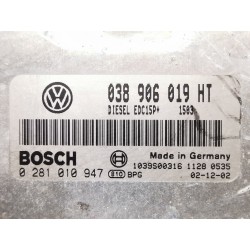 Recambio de centralita motor uce para seat ibiza iii (6l1) 1.9 tdi referencia OEM IAM 038906019HT 0281010947 1039S00316