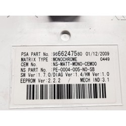 Instrument cluster Peugeot 5008 (0U_, 0E_) | Becerril Scrap Yard