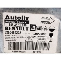 Recambio de centralita airbag para nissan primastar furgoneta (x83) 2.0 dci 115 referencia OEM IAM 8200469223 608361500B 9385608