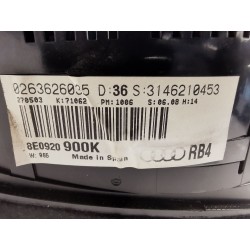 Recambio de cuadro instrumentos para volkswagen golf vi (5k1) 1.2 tsi referencia OEM IAM 8E0920900K 3146210453 0263626035