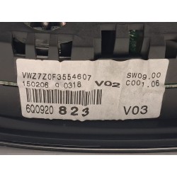 Recambio de cuadro instrumentos para volkswagen polo iv (9n_, 9a_) 1.4 16v referencia OEM IAM 6Q0920823 15020600318 110080321001