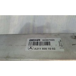Recambio de intercooler para mercedes clase e (w211) berlina referencia OEM IAM A2115001002  