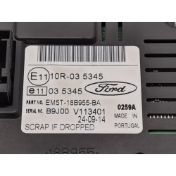 Recambio de pantalla multifunción para ford grand c-max (dxa/cb7, dxa/ceu) 1.0 ecoboost referencia OEM IAM EM5T18B955BA B9J00V11