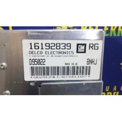 Recambio de centralita motor uce para opel astra f berlina básico referencia OEM IAM 16192839 862839LC42341107 D95022