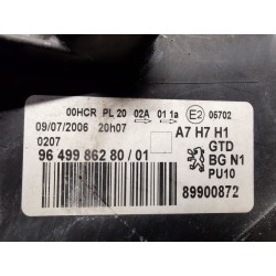 Faro sinistro Peugeot 207/207+ (WA_, WC_) | Desguace Becerril