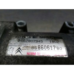 Recambio de compresor aire acondicionado para citroen xsara picasso 1.6 hdi 90 lx plus referencia OEM IAM 9686061780  