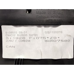 Recambio de cuadro instrumentos para peugeot 607 (9d, 9u) 2.7 hdi 24v referencia OEM IAM 9649507580 A2C53098093 