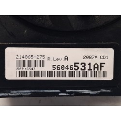 Recambio de anillo airbag para dodge caliber 2.0 crd referencia OEM IAM 56046531AF 214865275 20871102247