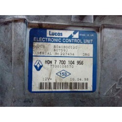 Recambio de centralita motor uce para renault kangoo (f/kc0) alize referencia OEM IAM HOM7700104956 7700108570 R04080012G