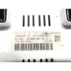 Recambio de cuadro instrumentos para jeep compass (mk49) 2.0 crd 4x4 referencia OEM IAM 1FB981DVAA CR0035007K0CE 05107018AE