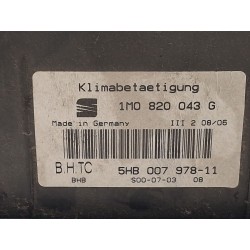 Heater/air conditioning control module Seat Leon (1M1) | Becerril Scrap Yard