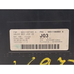 Recambio de bsi para peugeot 307 sw (3h) 2.0 hdi 135 referencia OEM IAM 9651196880A 9651197580A 