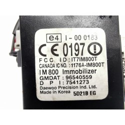 Recambio de antirrobo para chevrolet aveo / kalos hatchback (t200) 1.4 referencia OEM IAM 96540559  