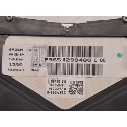 Recambio de cuadro instrumentos para peugeot 307 (3a/c) 1.6 16v referencia OEM IAM P9651299480C  