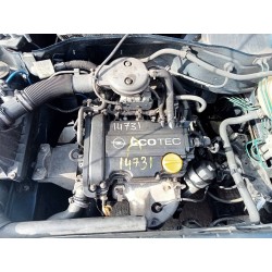 Aufschlüsselung der Teile für Opel corsa C Club Gasolina aus dem Jahr 2002 mit Motor Z10XE