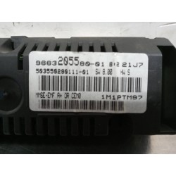 Recambio de pantalla multifuncion para peugeot 207 sport referencia OEM IAM 9663205580  
