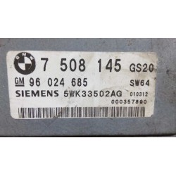 Recambio de centralita cambio automatico para bmw serie 3 berlina (e46) 318i referencia OEM IAM 7508145 5WK33502AG 