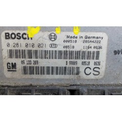 Recambio de centralita motor uce para opel zafira a comfort referencia OEM IAM 09133269 0281010021 