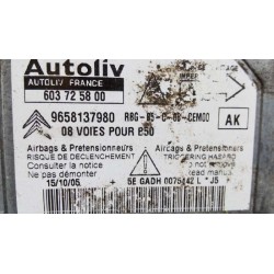 Recambio de centralita airbag para citroen c4 coupe vtr referencia OEM IAM 9658137980 603725800 