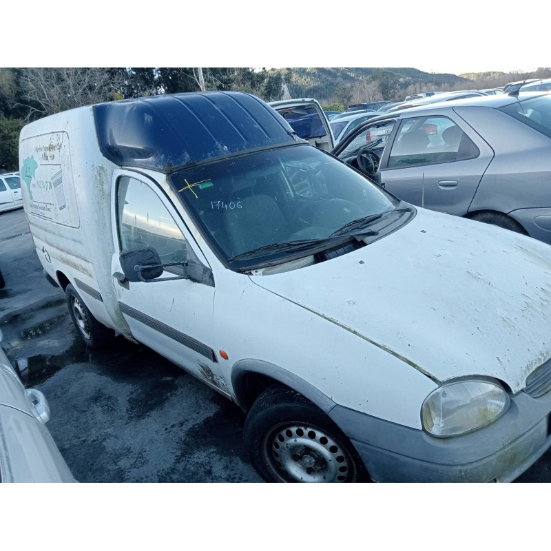Aufschlüsselung der Teile für Opel combo (corsa b) Cargo Diesel aus dem Jahr 1999 mit Motor X17D