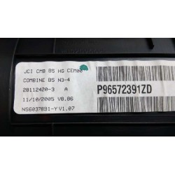 Recambio de cuadro instrumentos para citroen c4 coupe vtr referencia OEM IAM P96572391ZD  