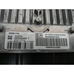 Recambio de centralita motor uce para peugeot 407 sw premium referencia OEM IAM SW9663007980 HW9655534080 5WS40264GT