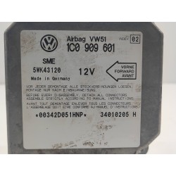 Recambio de centralita airbag para volkswagen polo berlina (6n2) trendline referencia OEM IAM 1C0909601 5WK43120 
