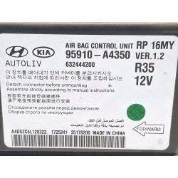 Recambio de centralita airbag para kia carens iv 1.7 crdi referencia OEM IAM 95910A4350 632444200 