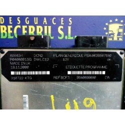 Recambio de centralita motor uce para peugeot 206 berlina xr referencia OEM IAM 9639587680 9640899880 