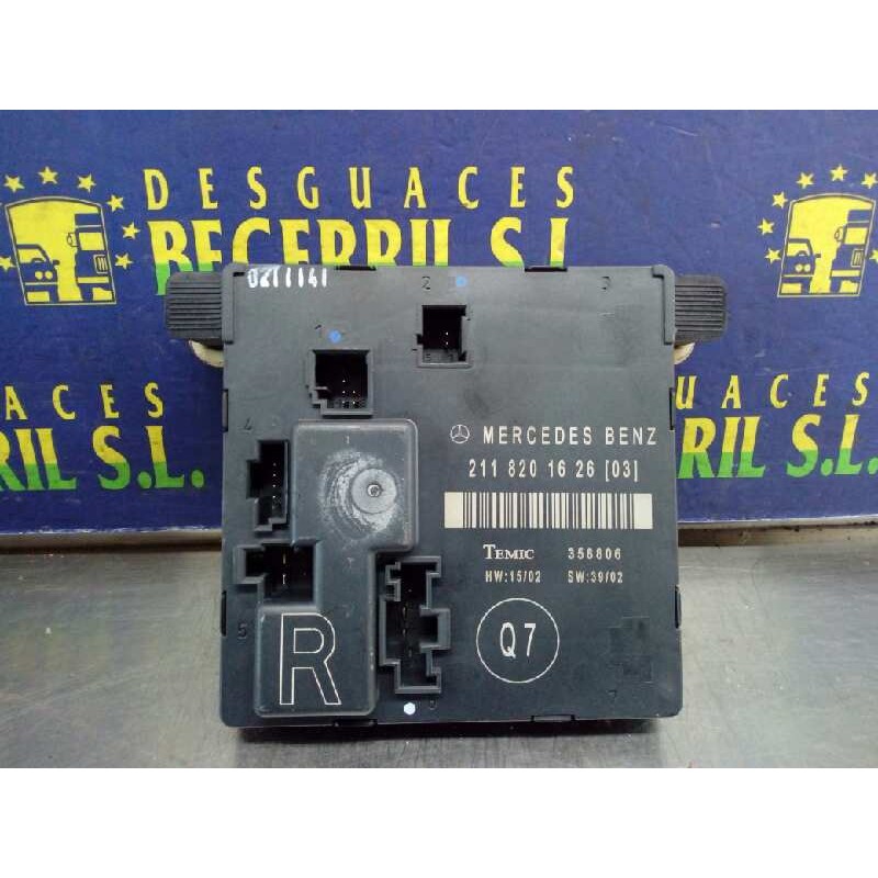 Recambio de modulo electronico para mercedes clase e (w211) berlina e 320 cdi (211.026) referencia OEM IAM 2118201626  