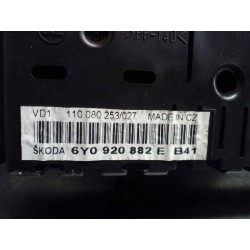 Recambio de cuadro instrumentos para skoda fabia (6y2/6y3) comfort line referencia OEM IAM 6Y0920882E SKZ7Z0E3377525 