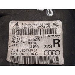 Recambio de faro derecho para audi a4 b8 (8k2) 2.0 tdi referencia OEM IAM 8K0941004C 0301240272 8K0941597