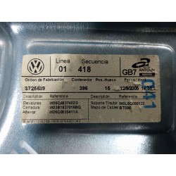 Recambio de elevalunas delantero derecho para volkswagen polo (9n3) advance referencia OEM IAM   