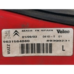 Recambio de piloto trasero izquierdo para citroën xsara picasso (n68) 2.0 hdi referencia OEM IAM 9631564080  