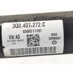 Recambio de transmisión delantera derecha para seat tarraco (kn2) 2.0 tdi referencia OEM IAM 3Q0407272C 0300311707 