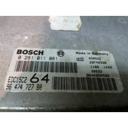 Recambio de centralita motor uce para peugeot 307 (s1) xt referencia OEM IAM 9647472780 0281011081 9646850580