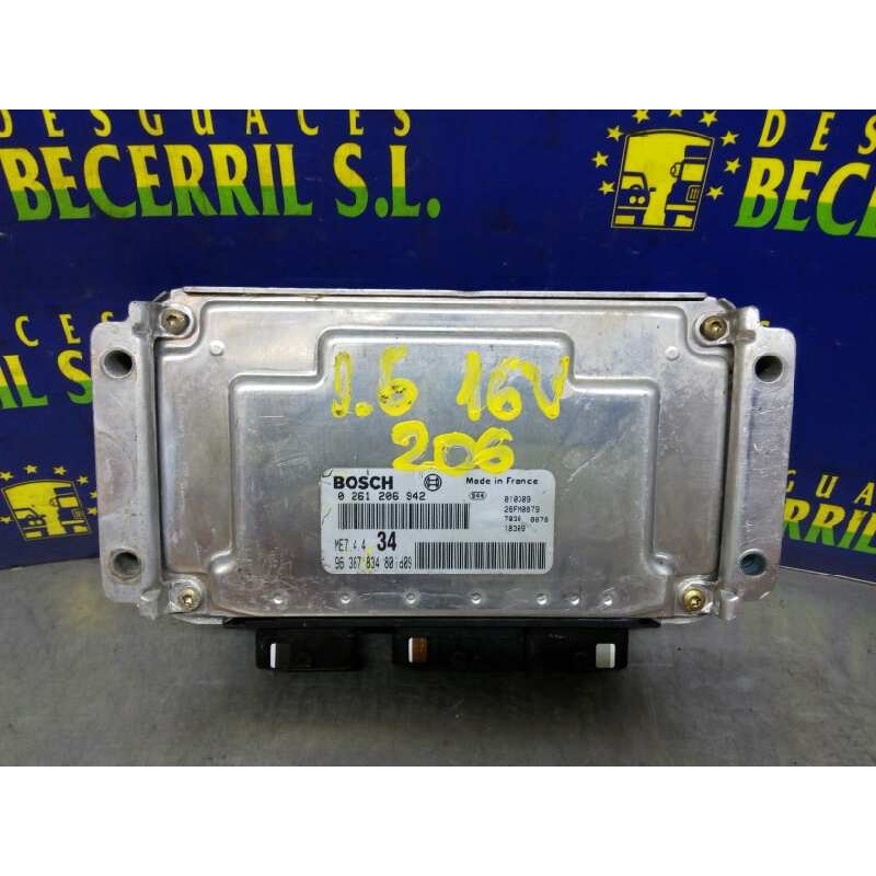Recambio de centralita motor uce para peugeot 206 berlina xs referencia OEM IAM 9638783480 0281206942 Recambio de centralita motor uce para peugeot 206 berlina xs referencia OEM IAM 9638783480 0281206942