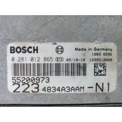 Recambio de centralita motor uce para fiat doblo cargo (223) 1.9 jtd sx furg. panorama referencia OEM IAM 55200973 0281012865 22