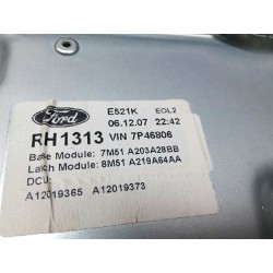 Recambio de elevalunas delantero derecho para ford focus turnier (cb4) trend referencia OEM IAM 7M51A203A28BB 8M51A219A64AA 