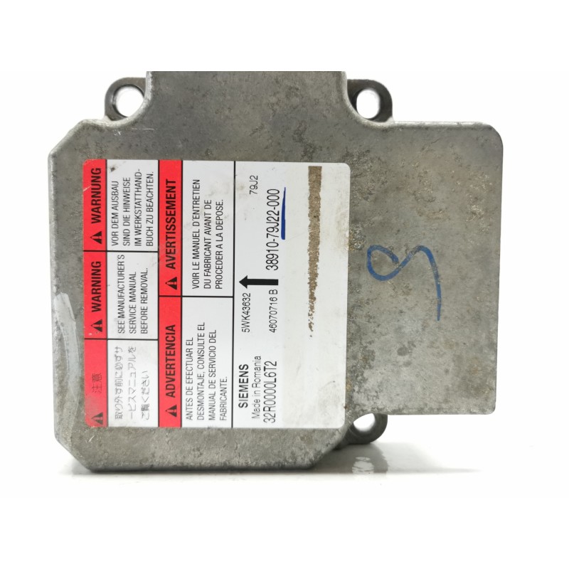 Recambio de centralita airbag para fiat sedici (189) 1.9 8v multijet dynamic referencia OEM IAM 3891079J22000 32R0000L6T2 460707 Recambio de centralita airbag para fiat sedici (189) 1.9 8v multijet dynamic referencia OEM IAM 3891079J22000 32R0000L6T2 460707