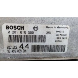 Recambio de centralita motor uce para peugeot 206 berlina xr referencia OEM IAM 9641606980 0281010500 9641606980