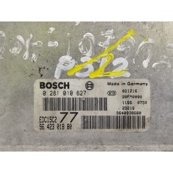 Recambio de centralita motor uce para peugeot 206 berlina xr referencia OEM IAM 0281010627 9642601880 