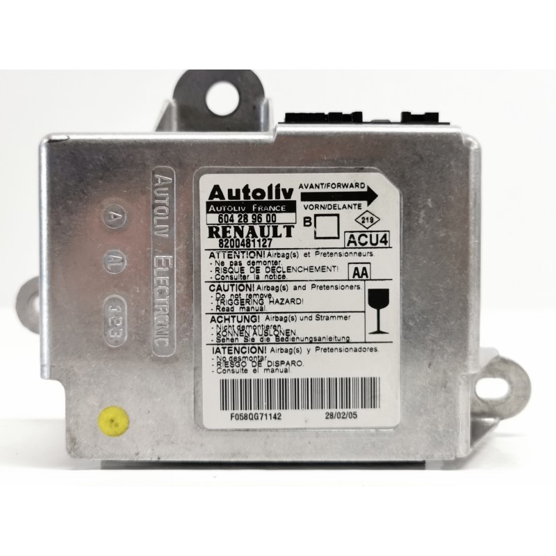 Recambio de centralita airbag para renault megane ii berlina 5p confort authentique referencia OEM IAM 8200481127 604289600 