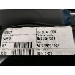Recambio de elevalunas trasero derecho para seat toledo (1m2) signo referencia OEM IAM 1M0839730F 1J4959812C 