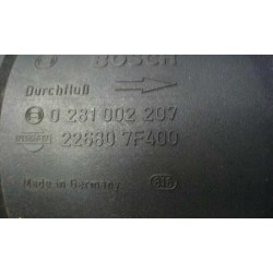 Recambio de caudalimetro para nissan primera berlina (p11) 2.0 turbodiesel cat referencia OEM IAM 0281002207 226807F400 