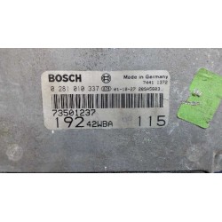 Recambio de centralita motor uce para fiat stilo (192) 1.9 jtd / 1.9 jtd 115 active referencia OEM IAM 73501237 0281010337 