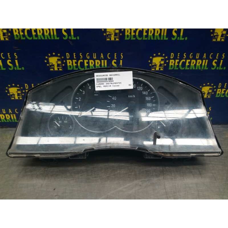 Recambio de cuadro instrumentos para opel meriva cosmo referencia OEM IAM 13173381XT 110080162026 Recambio de cuadro instrumentos para opel meriva cosmo referencia OEM IAM 13173381XT 110080162026