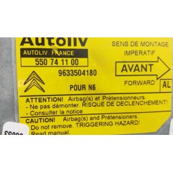 Recambio de centralita airbag para citroen xsara berlina 1.6 16v tonic referencia OEM IAM 9633504180 550741100 